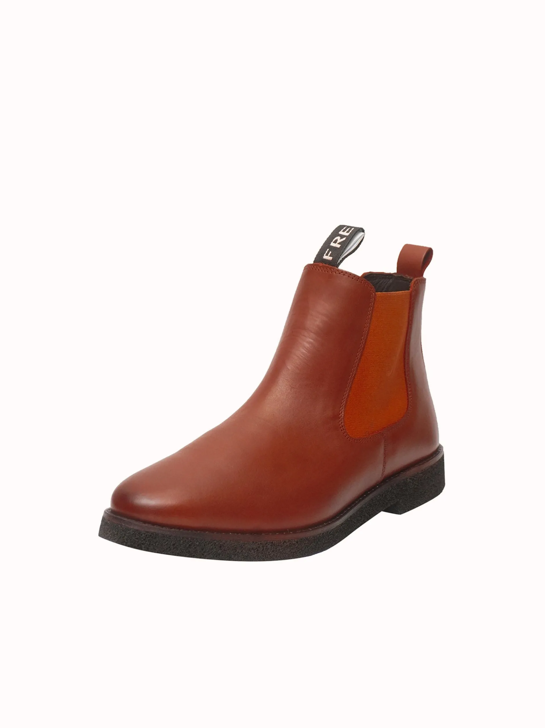 FREUDE Damen Chelsea-Boots - BIMBA in cognac