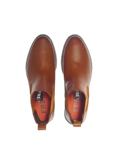 FREUDE Damen Chelsea-Boots - BIMBA in cognac