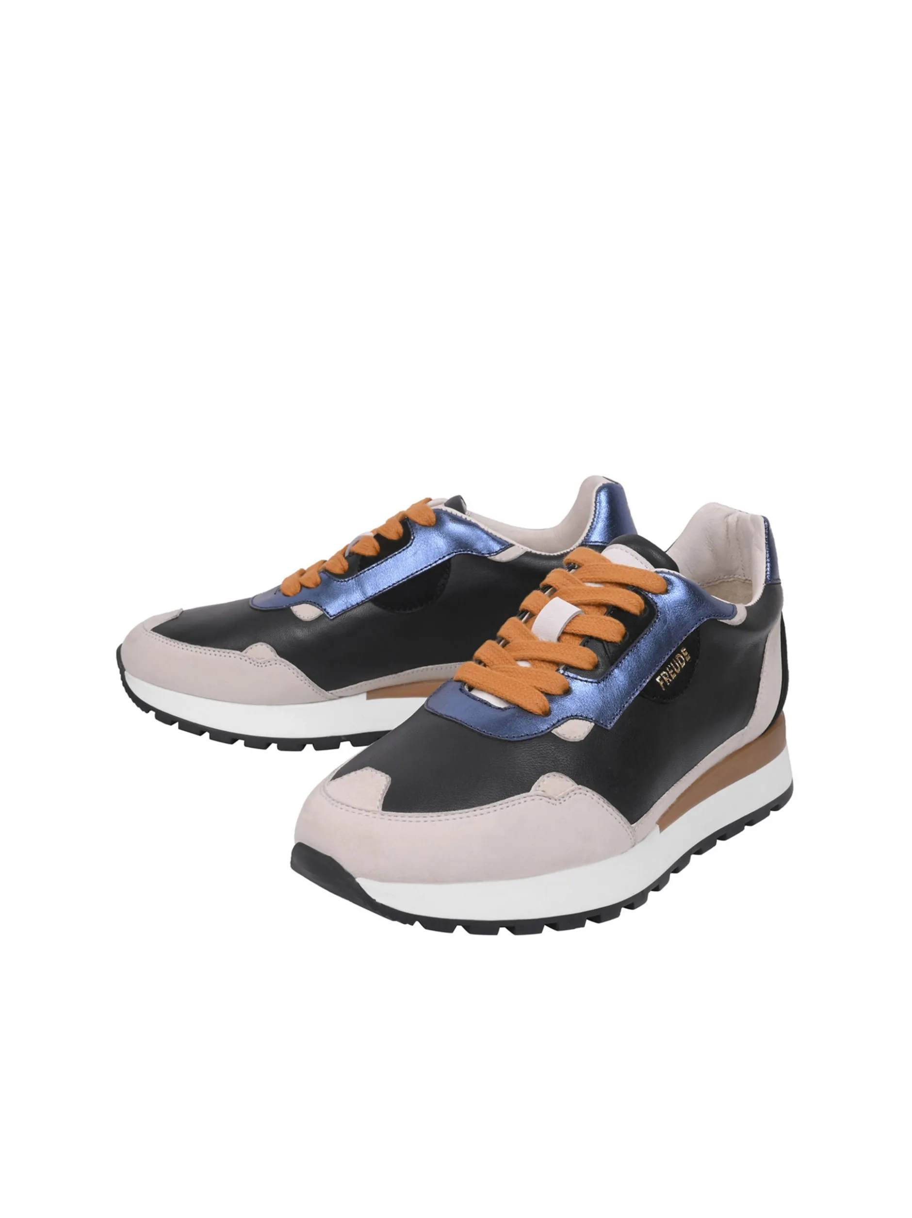 FREUDE Damen Sneaker - AGATA in schwarz beige