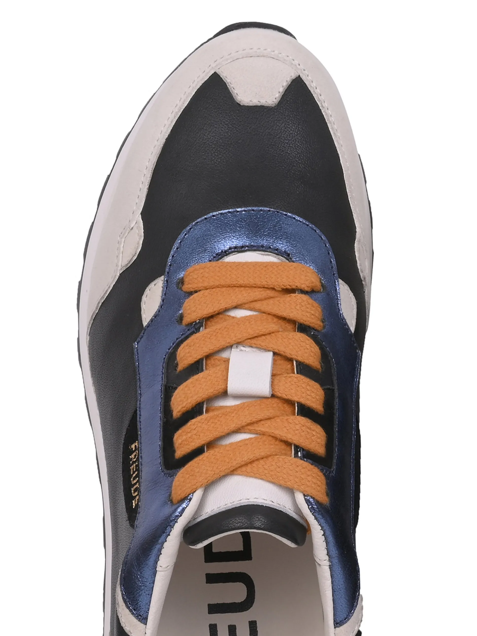 FREUDE Damen Sneaker - AGATA in schwarz beige