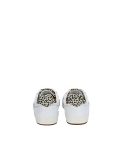 FREUDE Damen Sneaker - ARIELLE in weiß braun