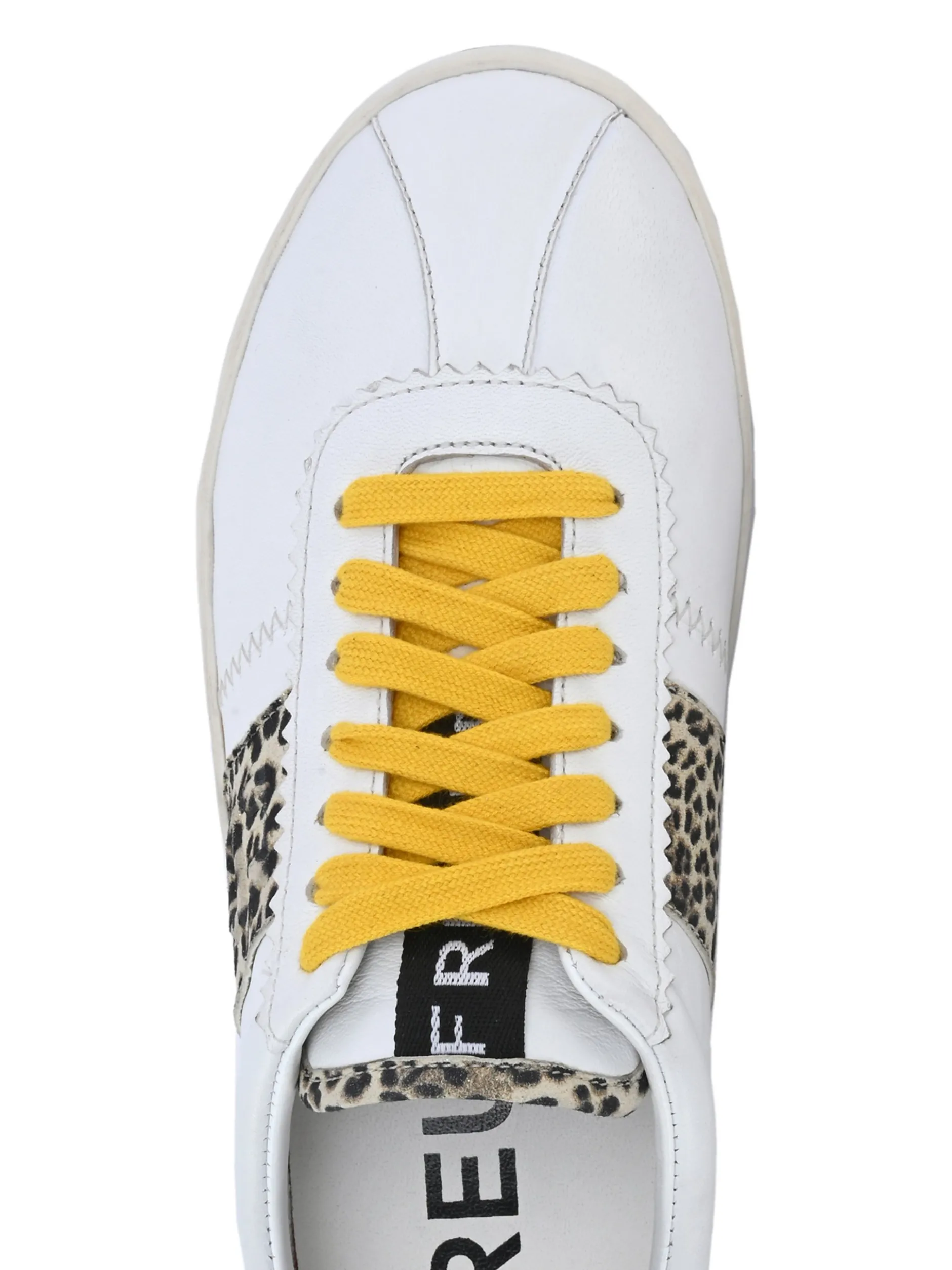FREUDE Damen Sneaker - ARIELLE in weiß braun