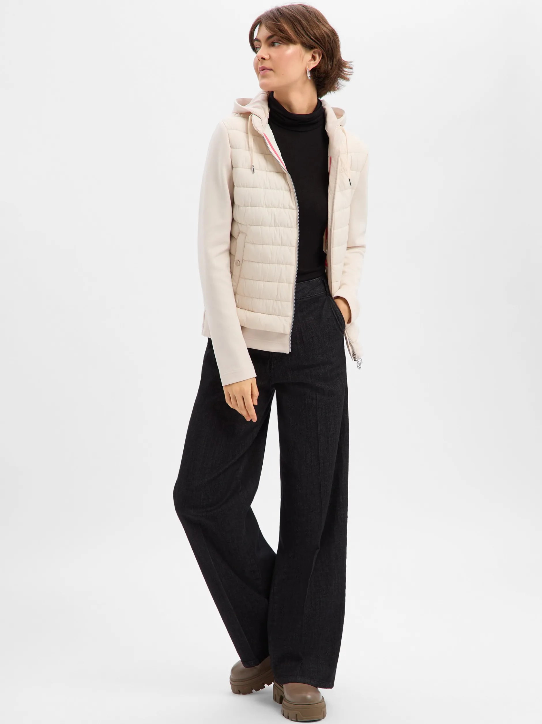Fuchs Schmitt Damen Steppjacke in ecru