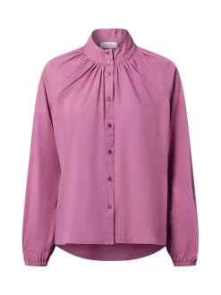 Fynch-Hatton Damen Bluse in rosenholz - Ärmel: langarm