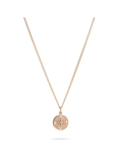 Fynch-Hatton Damen Halskette - The Northstar Coin in roségold