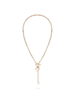 Fynch-Hatton Damen Halskette - Heart x Cabochon in roségold