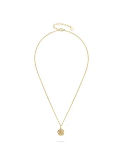 Fynch-Hatton Damen Halskette - The Northstar Coin in gold