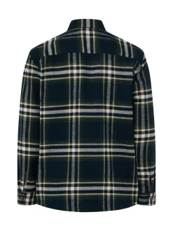 Fynch-Hatton Herren Overshirt in marine oliv