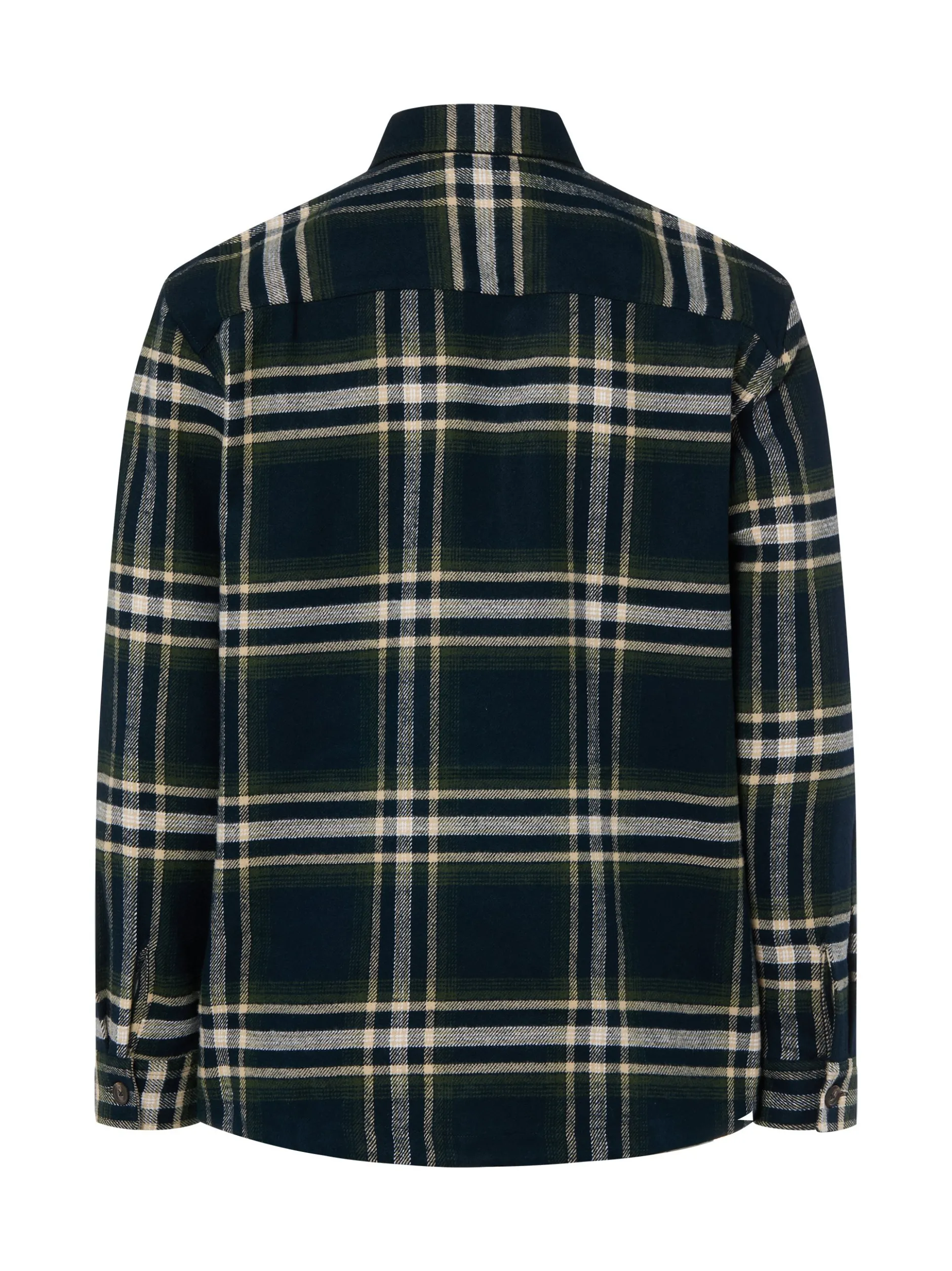 Fynch-Hatton Herren Overshirt in marine oliv