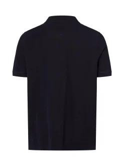 Fynch-Hatton Herren Poloshirt in marine - Ärmel: kurzarm