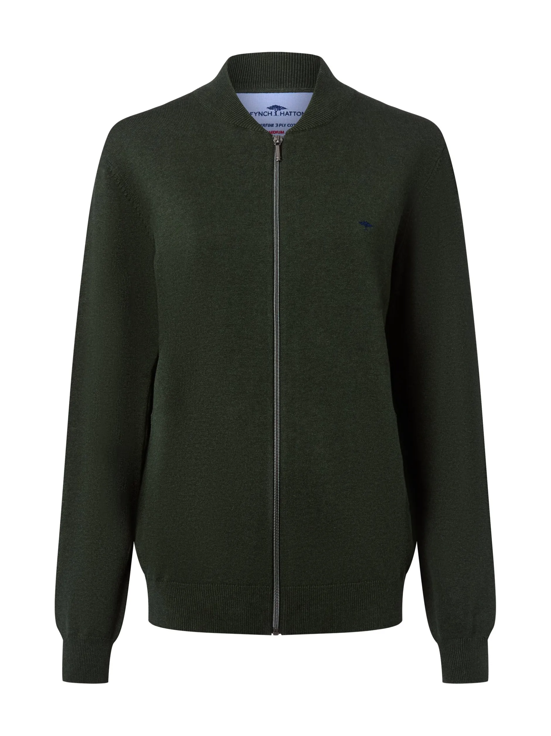 Fynch-Hatton Herren Strickjacke in tanne