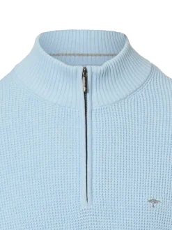 Fynch-Hatton Herren Strickpullover in hellblau