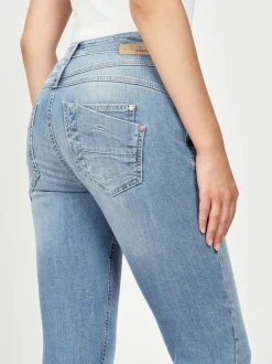 GANG Damen Jeans - 94AMELIE CROPPED in hellblau