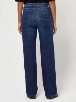 GANG Damen Jeans - 94AMELIE WIDE in blau - Länge: lang