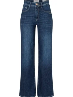GANG Damen Jeans - 94AMELIE WIDE in blau - Länge: lang