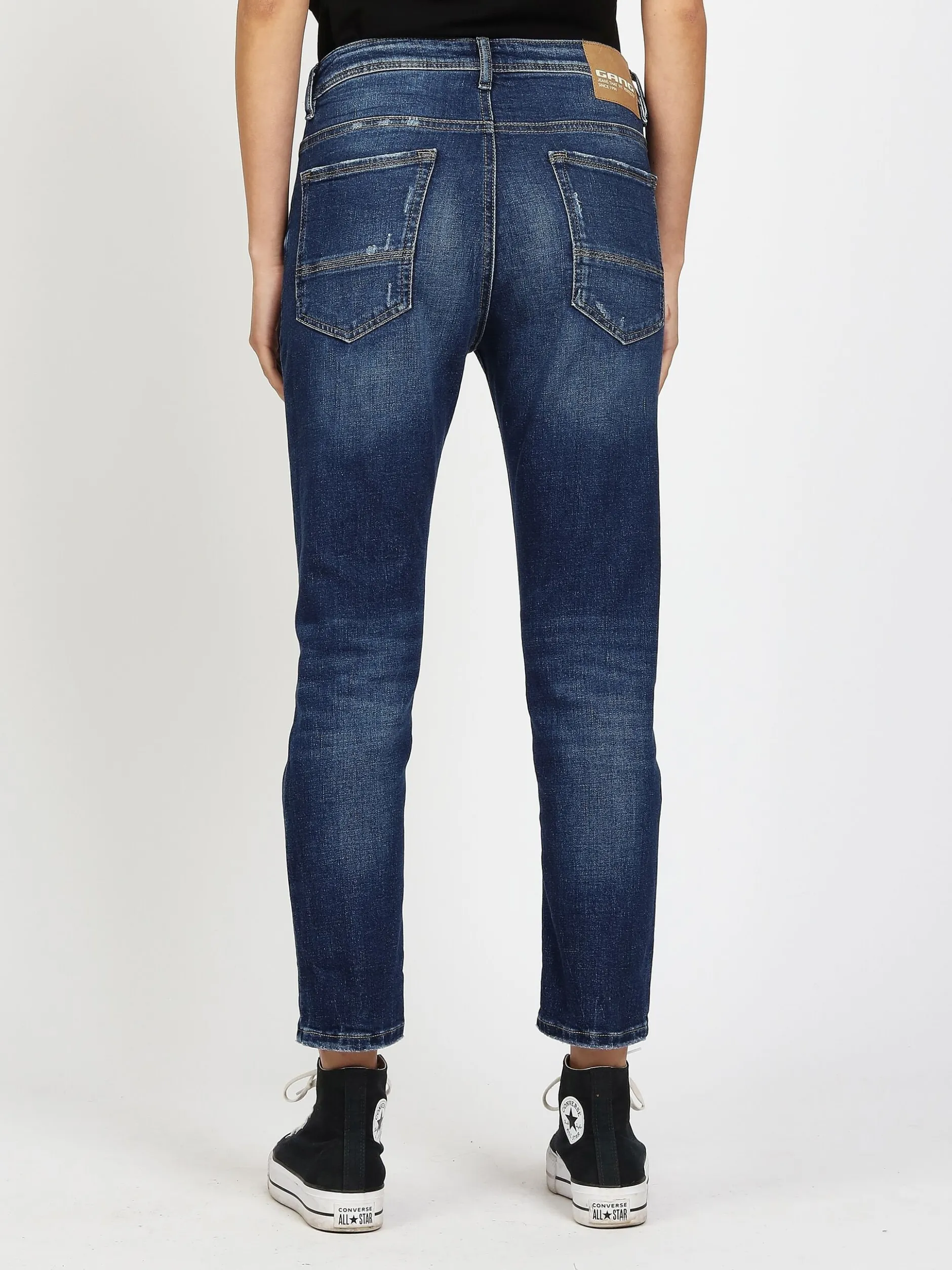 GANG Damen Jeans - 94NICA CROPPED in blau