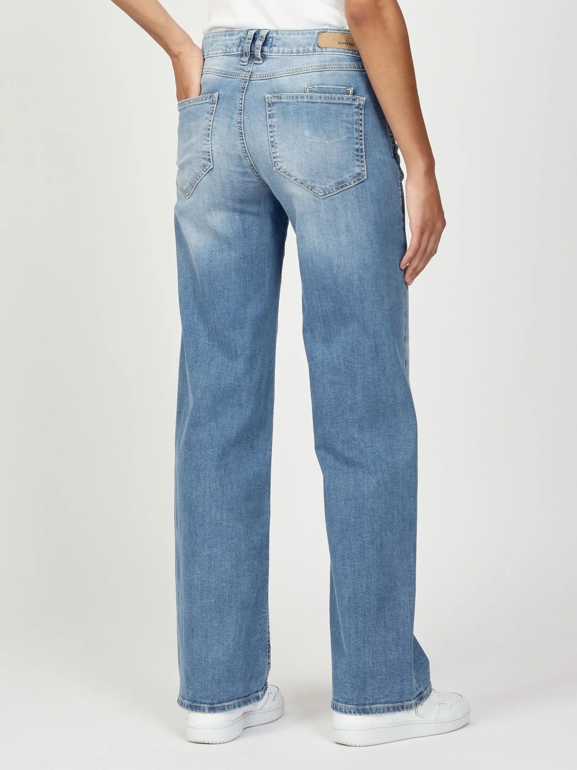 GANG Damen Jeans - 94RIVER in hellblau - Länge: lang