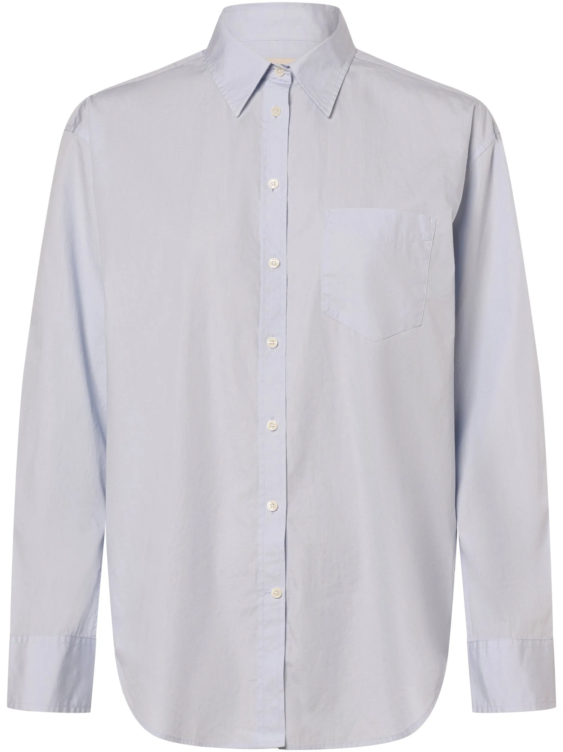 Gant Damen Bluse in hellblau - Ärmel: langarm