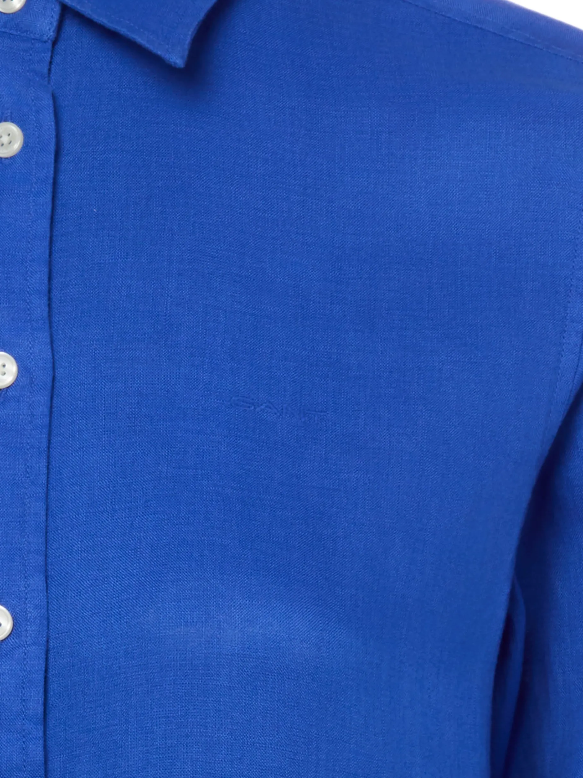 Gant Damen Leinenbluse in blau - Ärmel: langarm