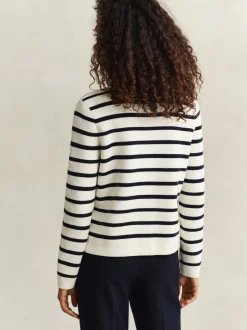 Gant Damen Strickjacke in ecru marine