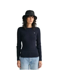 Gant Damen Strickpullover in blau - Ausschnitt: Rundhals