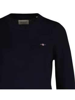 Gant Damen Strickpullover in blau - Ausschnitt: Rundhals