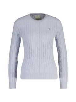 Gant Damen Strickpullover in blau - Ausschnitt: Rundhals