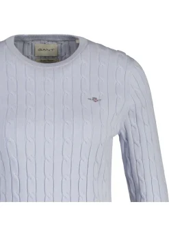 Gant Damen Strickpullover in blau - Ausschnitt: Rundhals