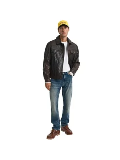 Gant Herren Longsleeve in beige - Ausschnitt: Rundhals