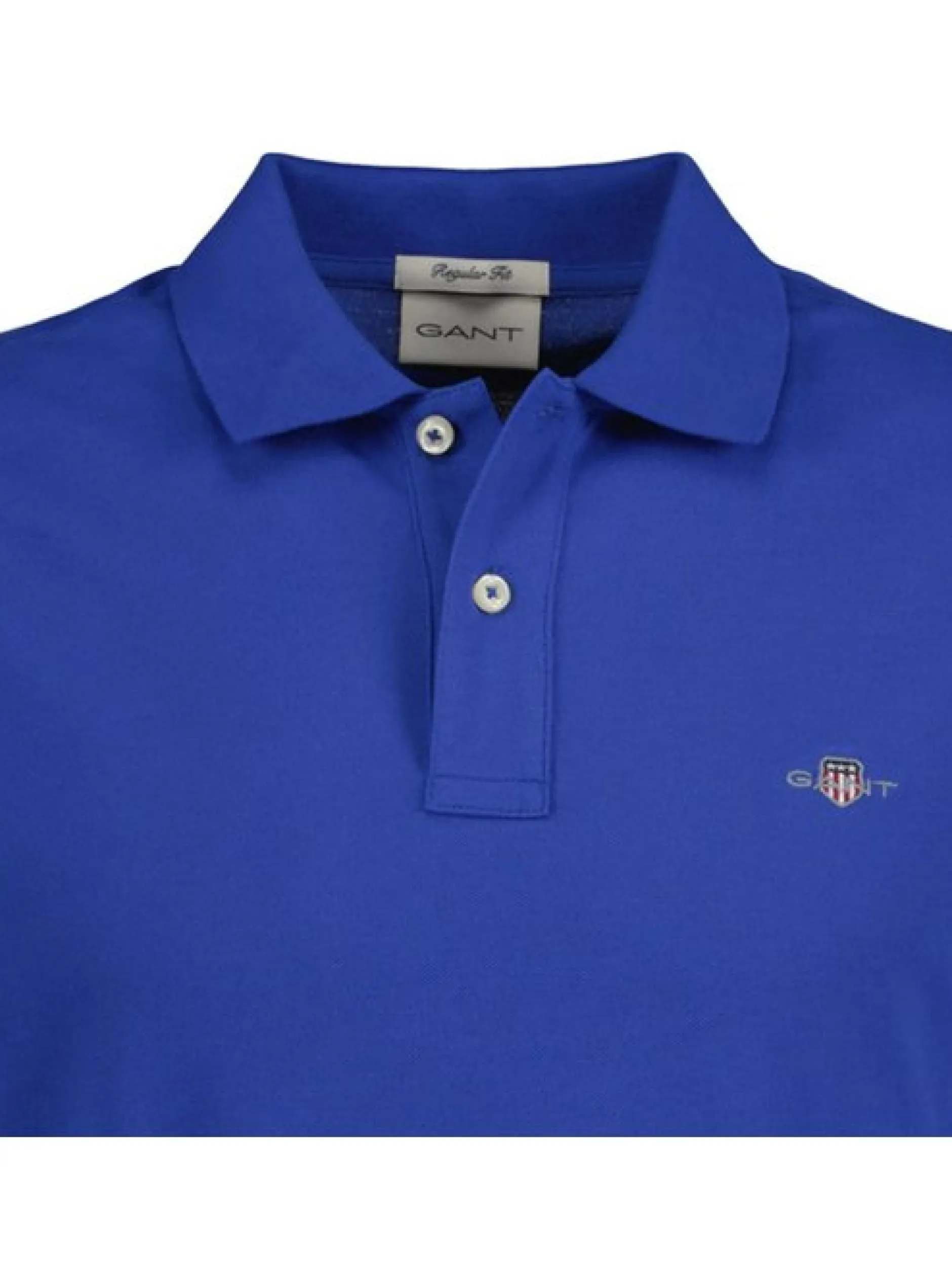 Gant Herren Poloshirt 1er Pack in blau - Ärmel: kurzarm