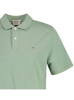Gant Herren Poloshirt 1er Pack in grün - Ärmel: kurzarm