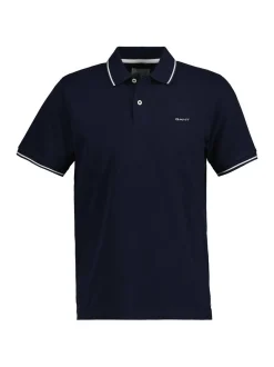 Gant Herren Poloshirt 1er Pack in blau - Ärmel: kurzarm