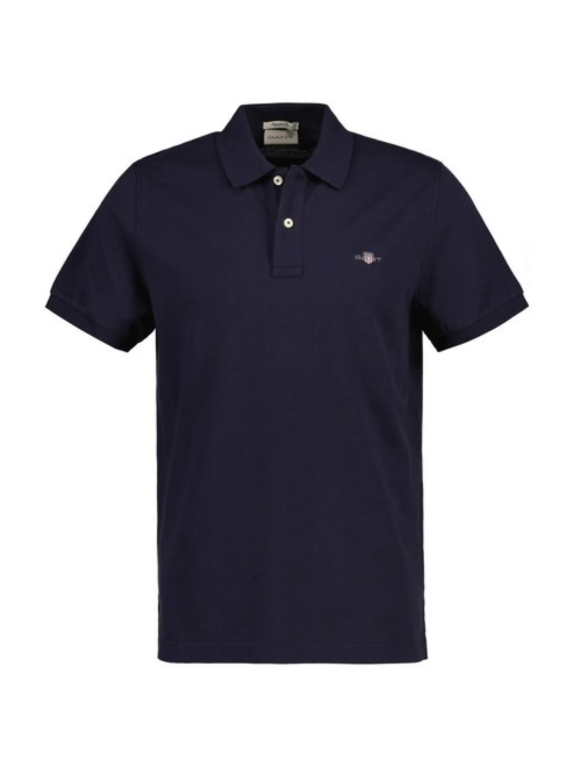 Gant Herren Poloshirt 1er Pack in blau - Ärmel: kurzarm