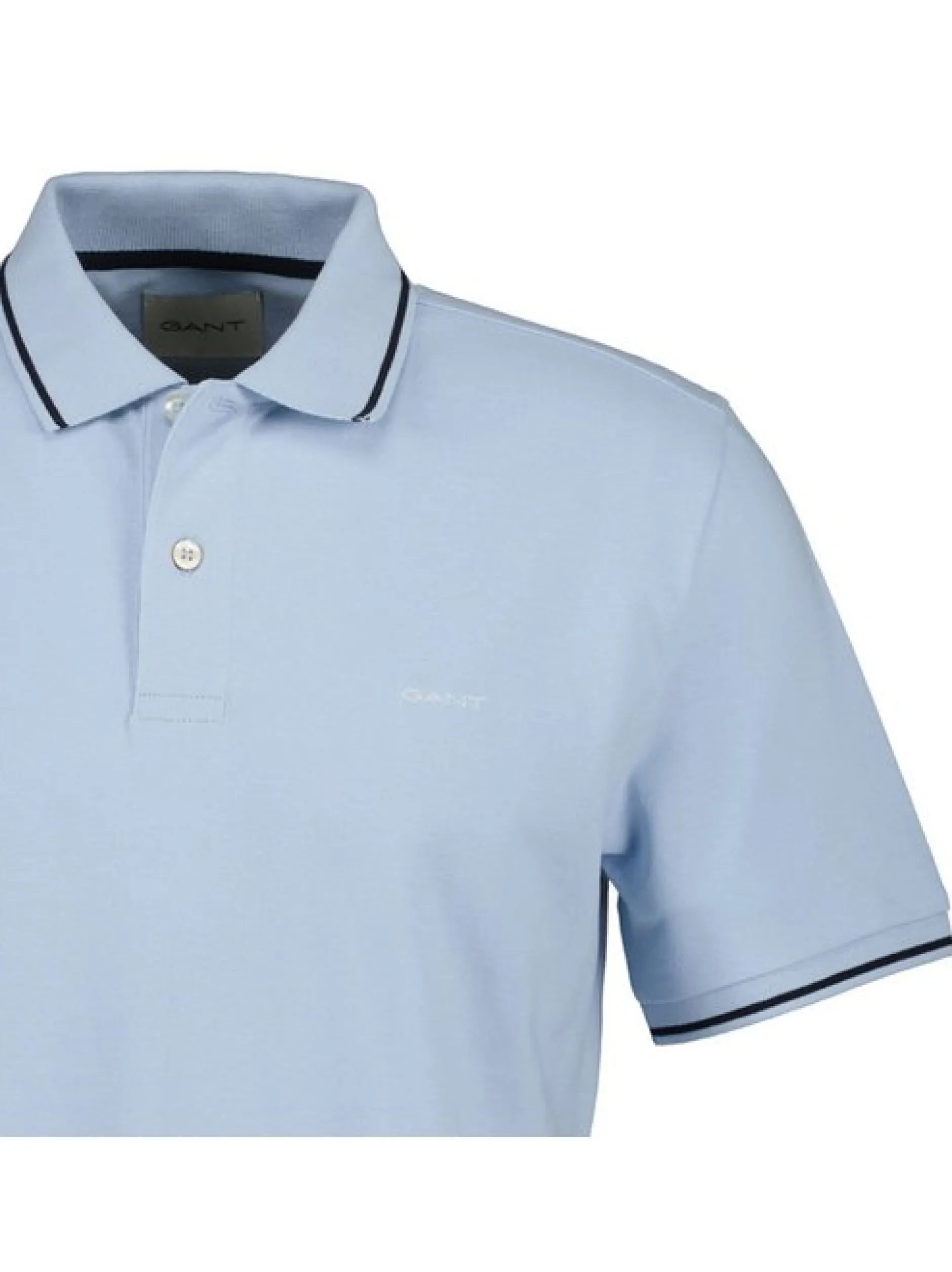 Gant Herren Poloshirt 1er Pack in blau - Ärmel: kurzarm