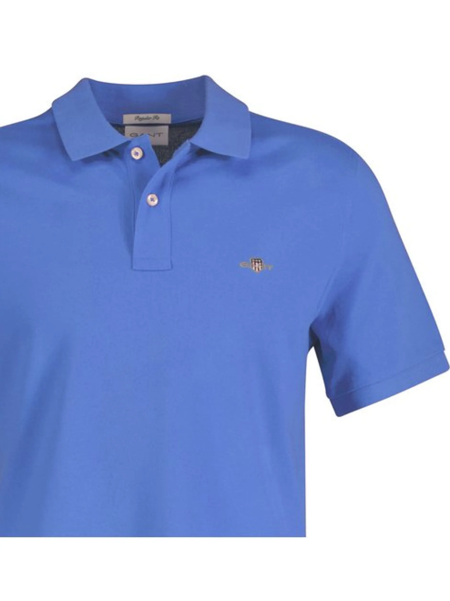 Gant Herren Poloshirt 1er Pack in blau - Ärmel: kurzarm
