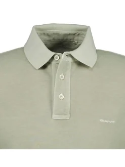 Gant Herren Poloshirt in grün - Ausschnitt: Polokragen