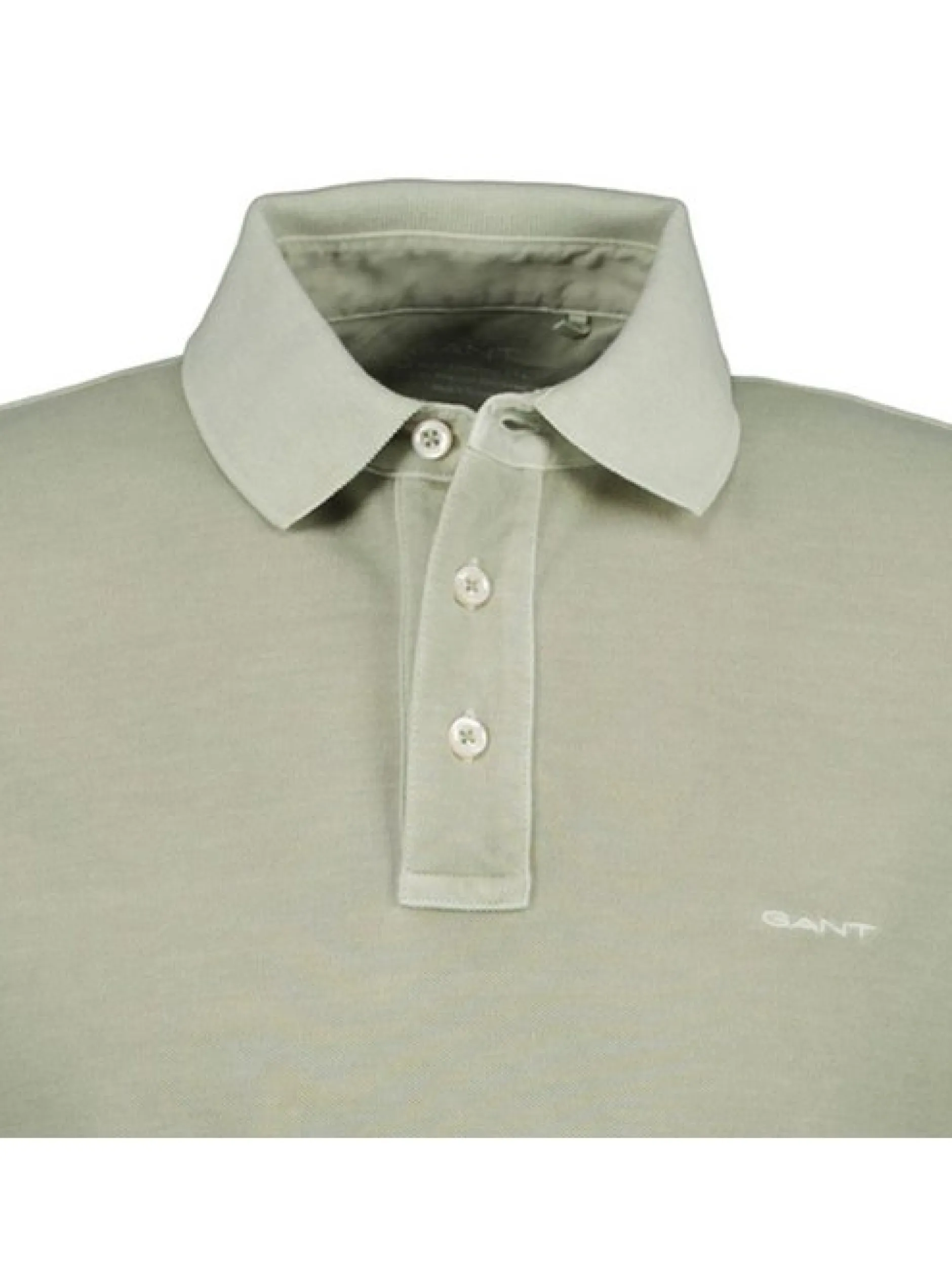 Gant Herren Poloshirt in grün - Ausschnitt: Polokragen