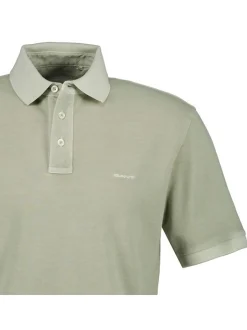 Gant Herren Poloshirt in grün - Ausschnitt: Polokragen