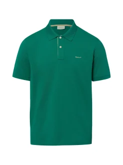 Gant Herren Poloshirt in grün - Ausschnitt: Polokragen