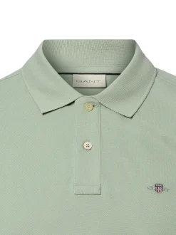Gant Herren Poloshirt in lind - Ausschnitt: Polokragen
