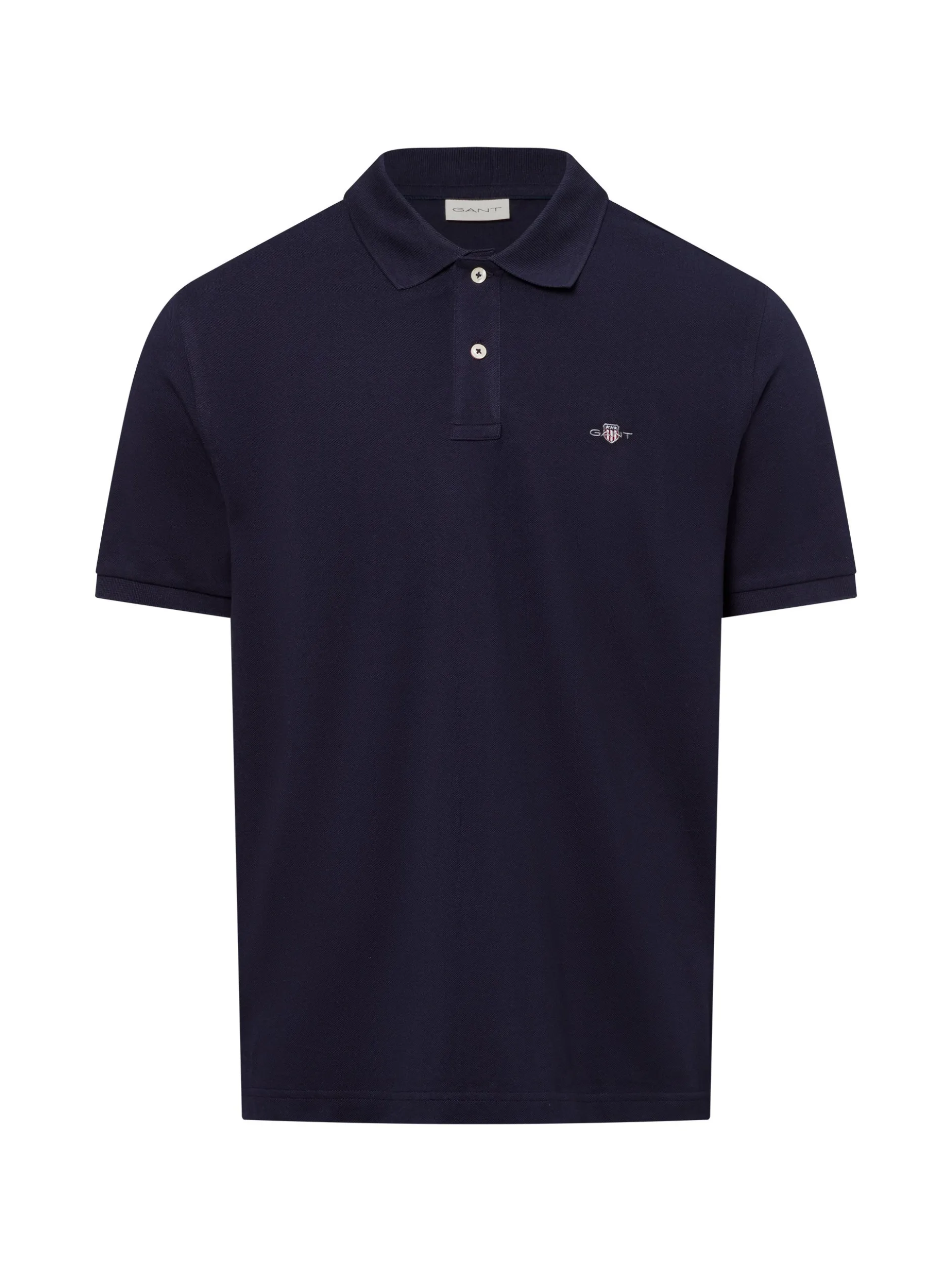 Gant Herren Poloshirt in marine - Ausschnitt: Polokragen