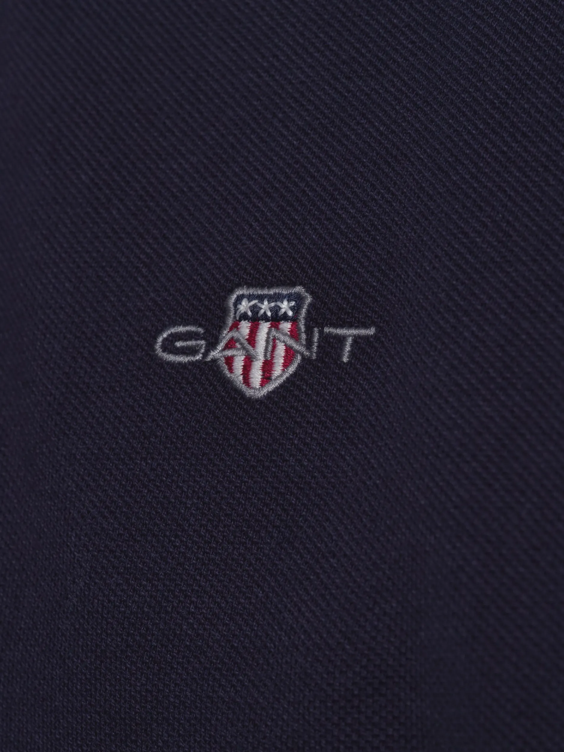 Gant Herren Poloshirt in marine - Ausschnitt: Polokragen