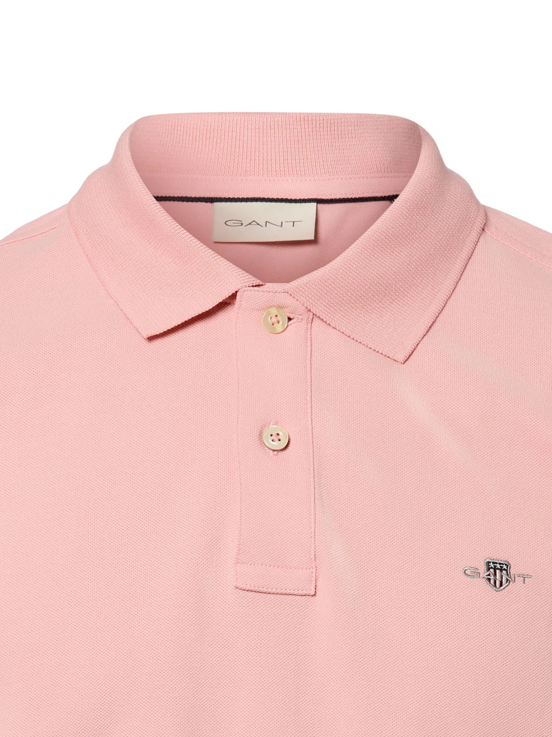 Gant Herren Poloshirt in pink - Ausschnitt: Polokragen