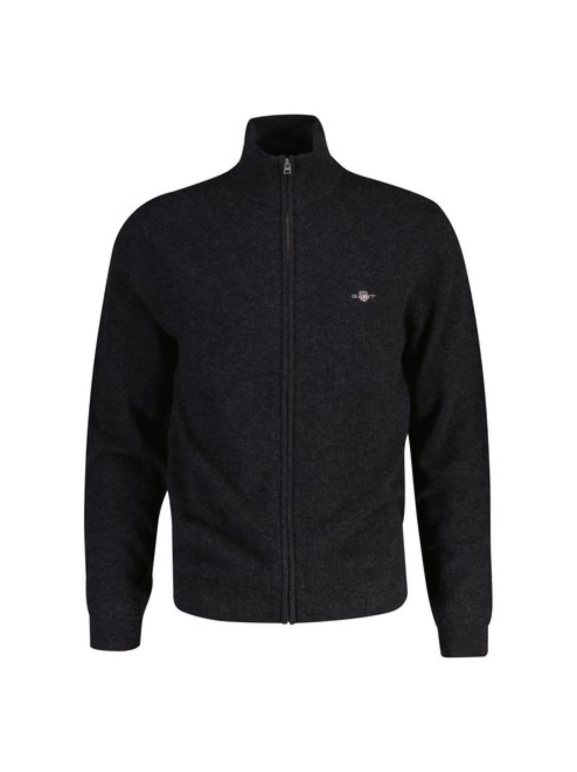 Gant Herren Strickjacke in anthrazit - Ärmel: langarm