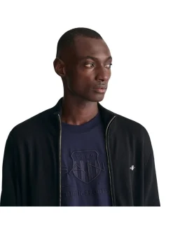 Gant Herren Strickjacke in schwarz - Ärmel: langarm