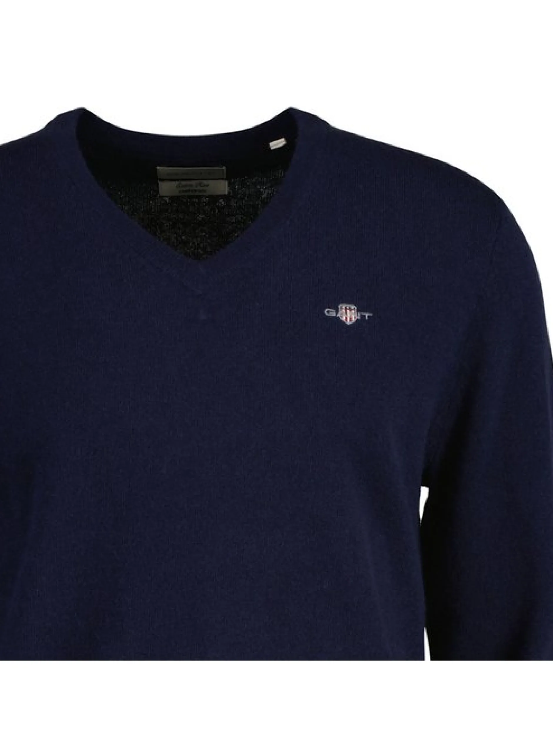 Gant Herren Strickpullover in blau - Ärmel: langarm