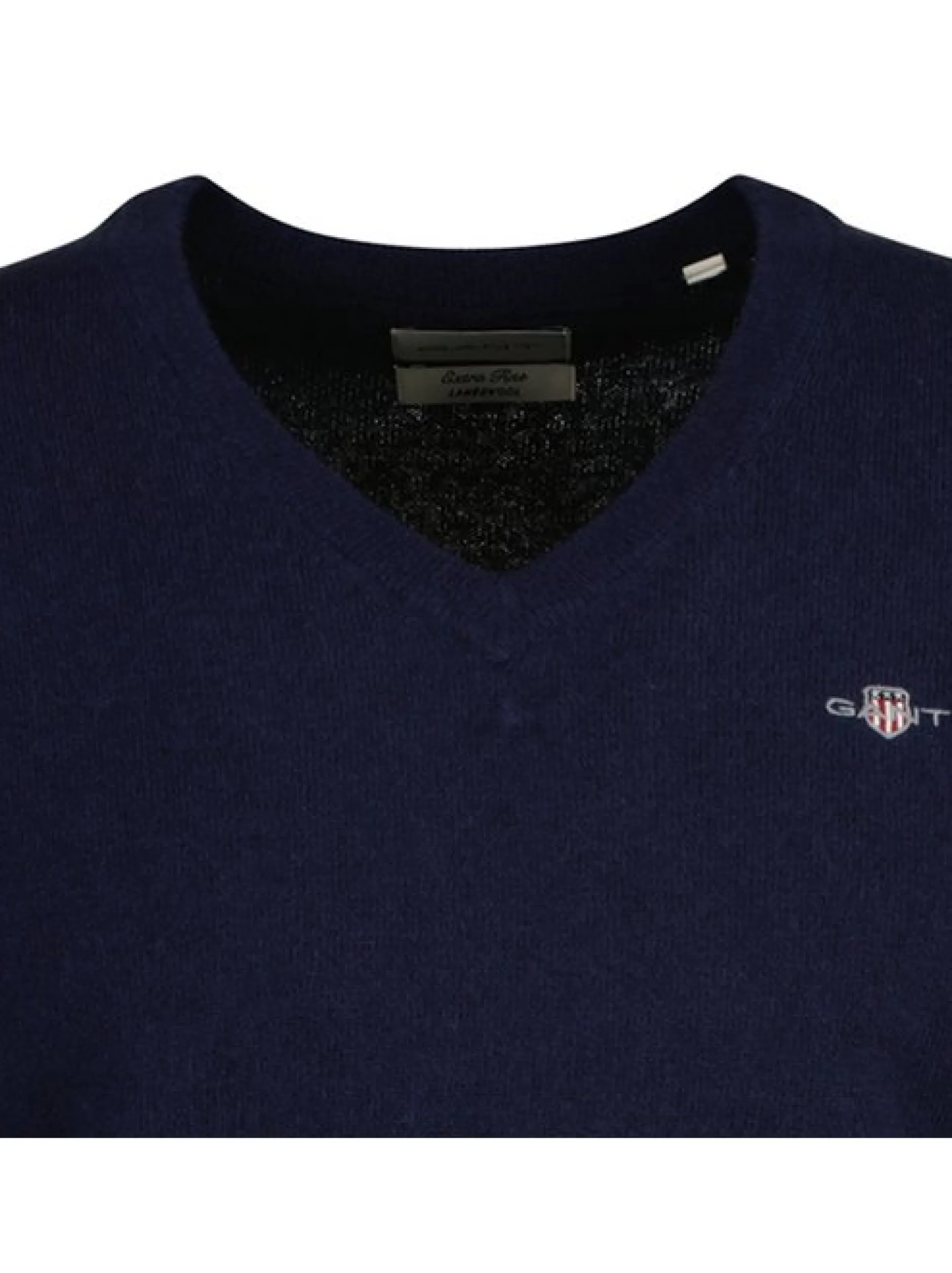 Gant Herren Strickpullover in blau - Ärmel: langarm