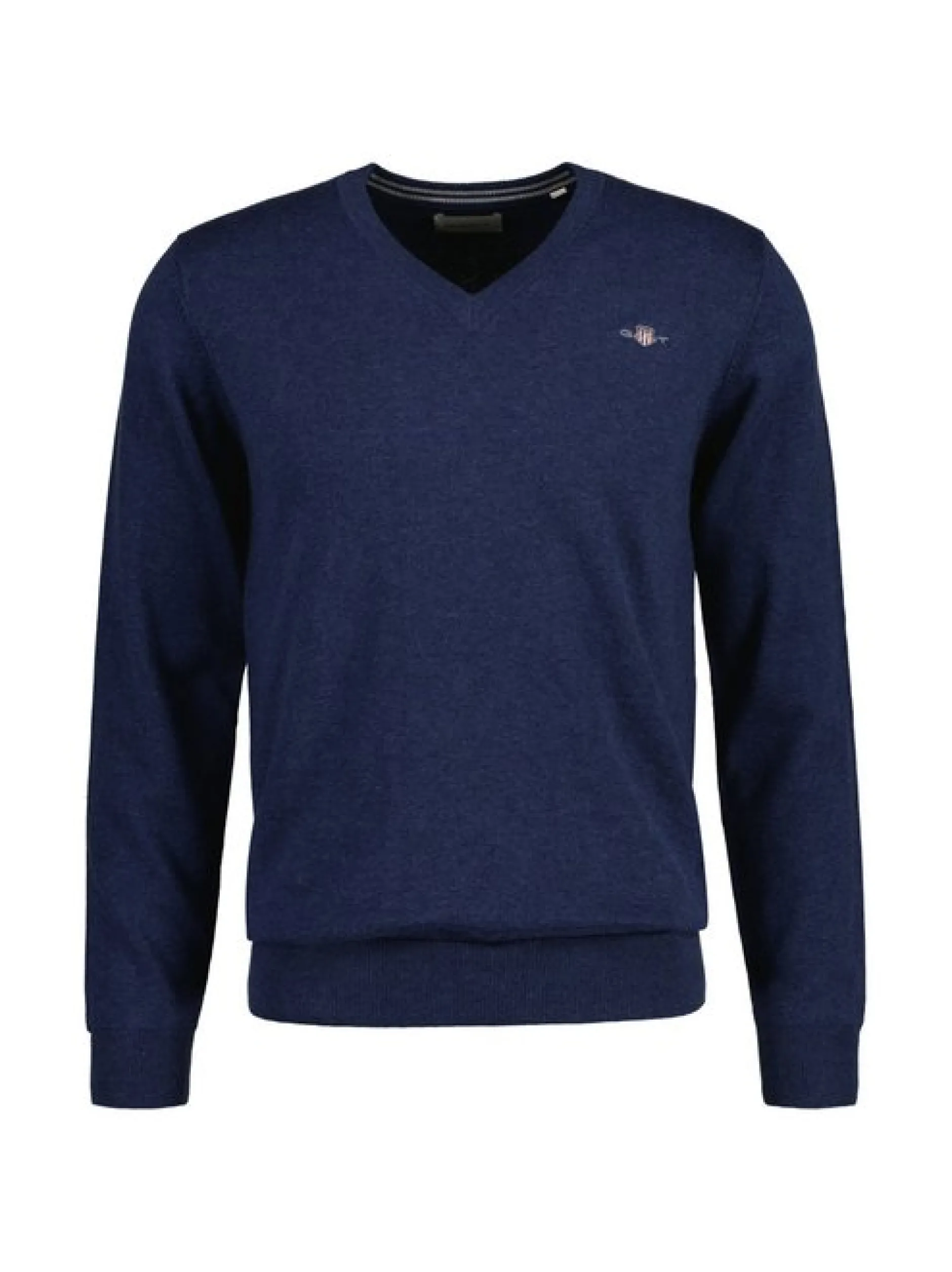 Gant Herren Strickpullover in blau - Ärmel: langarm