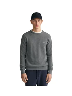 Gant Herren Strickpullover in grau - Ärmel: langarm
