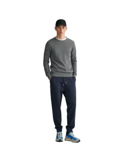 Gant Herren Strickpullover in grau - Ärmel: langarm